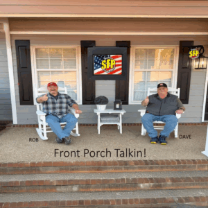 Sitting on Porch